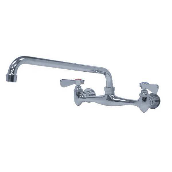 Splash Mounted Faucet, 12 In Long