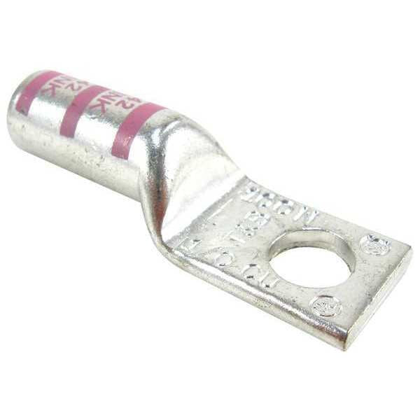 One Hole Lug Compression Connector, 2 AWG