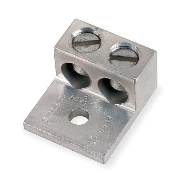 Mechanical Conn, Lug, 2/0 to 14 AWG, 2 Cond