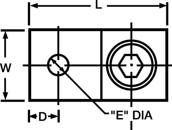 Mechanical Conn, Lug, 250 kcmil to 6 AWG