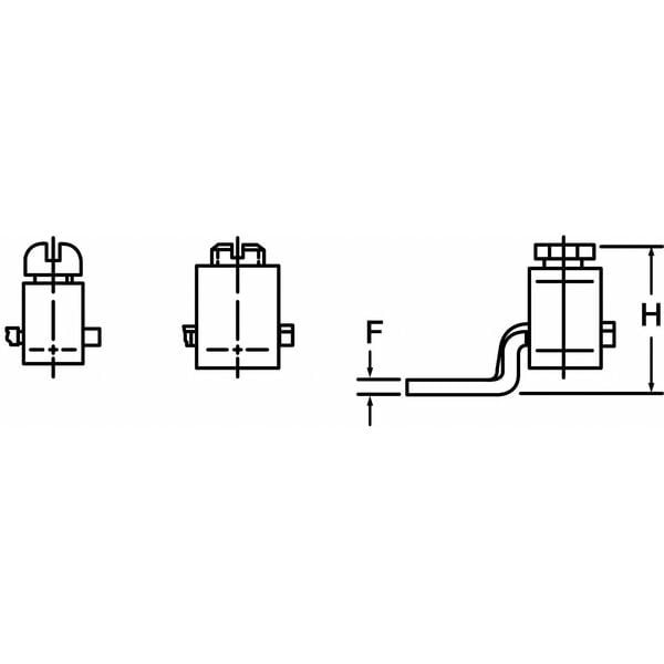 Mechanical Conn, 350 kcmil to 1/0 AWG