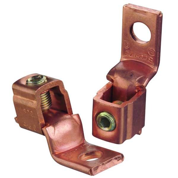 Mechanical Conn, Offset Tang, 3/0 to 4 AWG