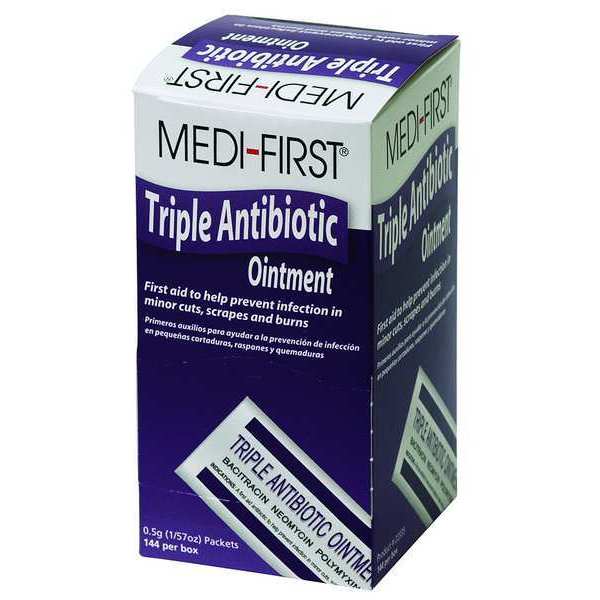 Triple Antibiotic Ointment, 0.03 oz, PK144