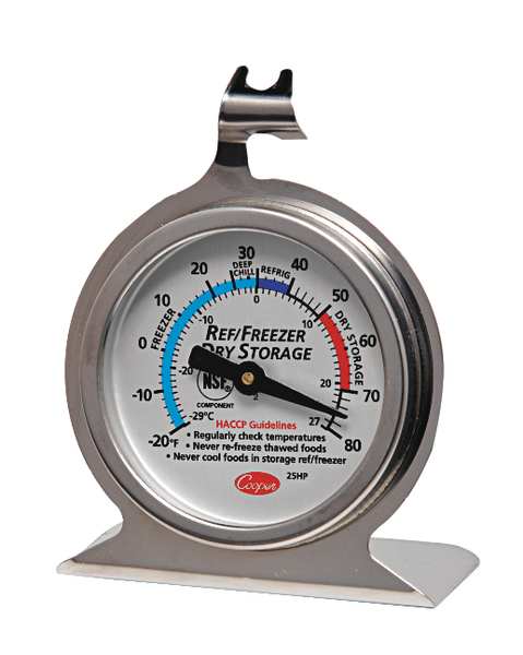 Analog Mechanical Food Service Thermometer with -20 to 120 (F)