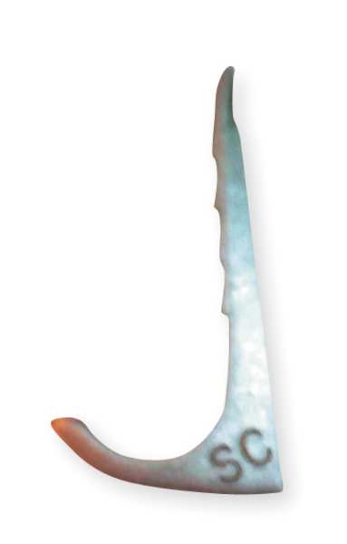Nail Strap, Steel, 2.3 In. L, PK100