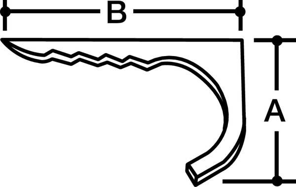 Strap, Nail, EMT 1 In, Pk100