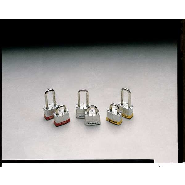 Lockout Padlock, KD, Red, 1-1/4