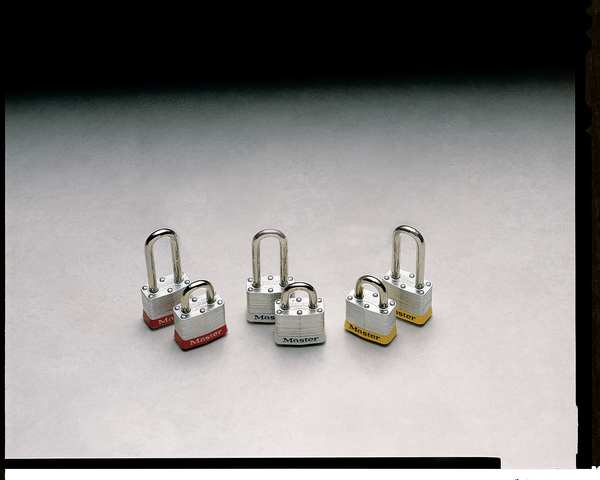 Lockout Padlock, KD, Green, 1-1/4