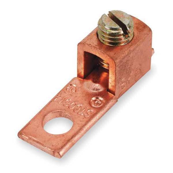 Mechanical Conn, Straight Tang, 2 to 8 AWG