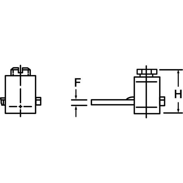 Mechanical Conn, Strght Tang, 4 to 14 AWG