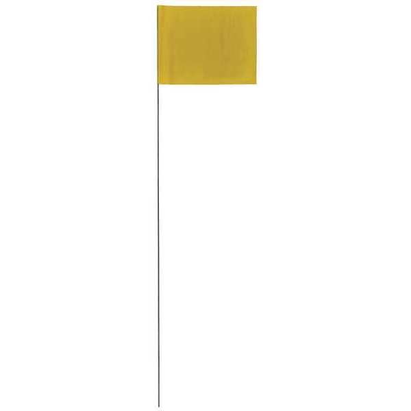 Marking Flag, Yellow, Blank, PVC, PK100