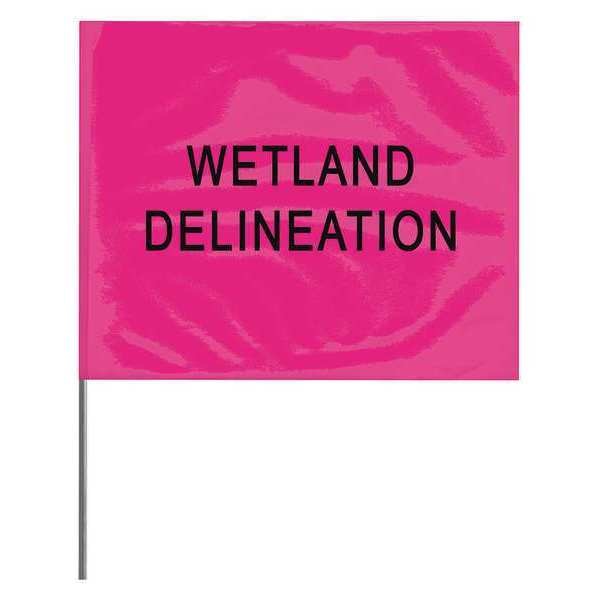 Marking Flag, Pink Glo, Water, PVC, PK100