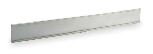 Barricade Beam, polypropylene, 8 in H, 60 in W, White