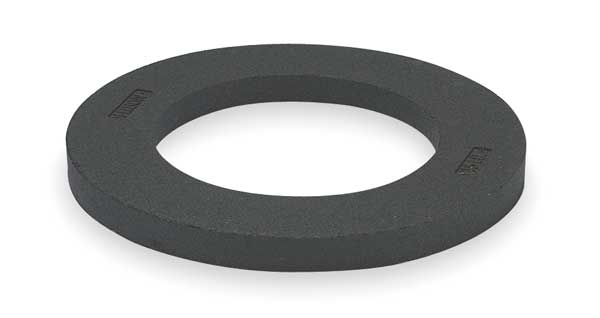 Channelizer Drum Base, Recycled rubber, 2 in H, 22 in L, 22 in W, Black