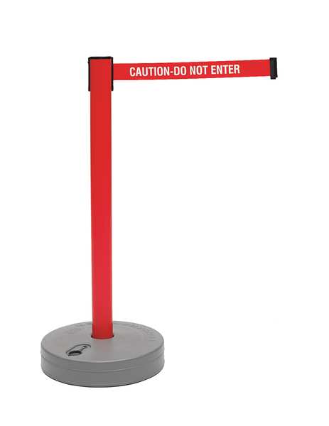 Barrier Post with Belt, 7-1/2 ft. L