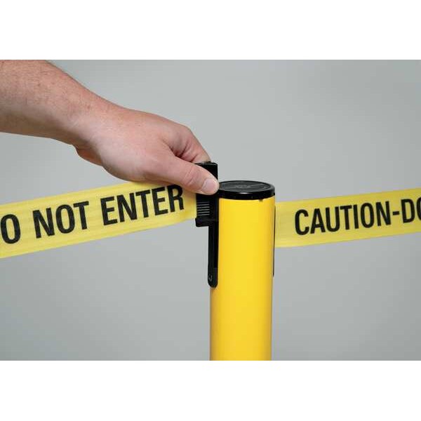 Barrier Post with Belt, 7-1/2 ft. L