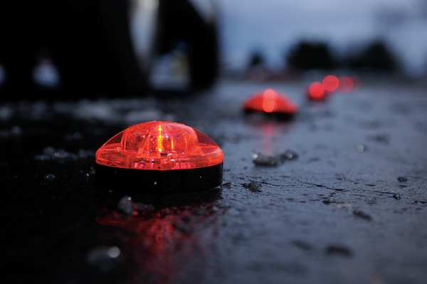 LED Road Flare Kit, 1 Watt, Red