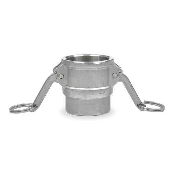Cam and Groove Coupling, 2 in Coupling Size, 2 27/32 in Overall Length, FNPT