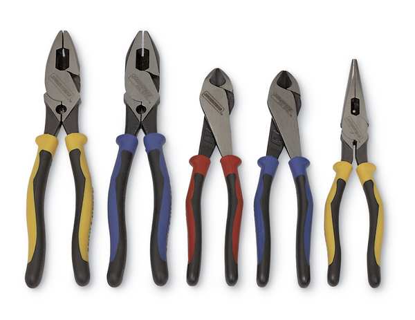 9 1/2 in Journeyman(TM) Linemans Plier High Leverage w/ Wire Crimper, Steel