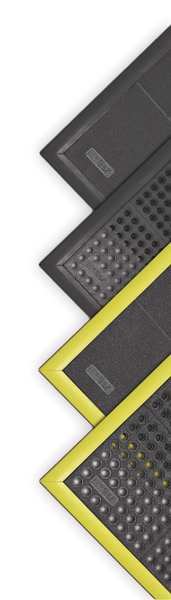 Interlocking Drainage Mat Tile Natural Rubber 3 ft 3 ft 3/4 in