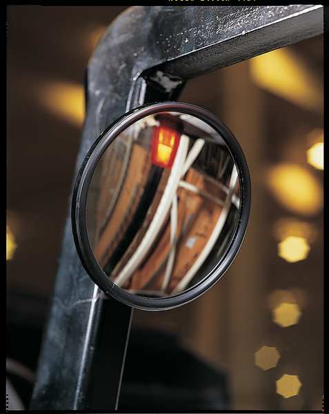 Vehicle Mirror, Round, 6 In, Glass