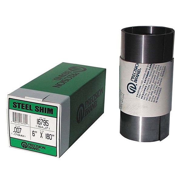 Shim Stock, Roll, Cold Low Stl, 0.0180 In