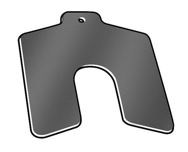 Slotted Shim with Tab AA, 0.0020