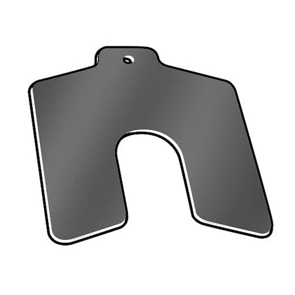 Slotted Shim with Tab AA, 0.0030
