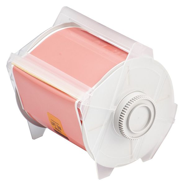 Label Tape Cartridge, Pink, Labels/Roll: Continuous