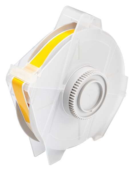 Tape, Yellow, 100 ft. L, 1/2 In. W