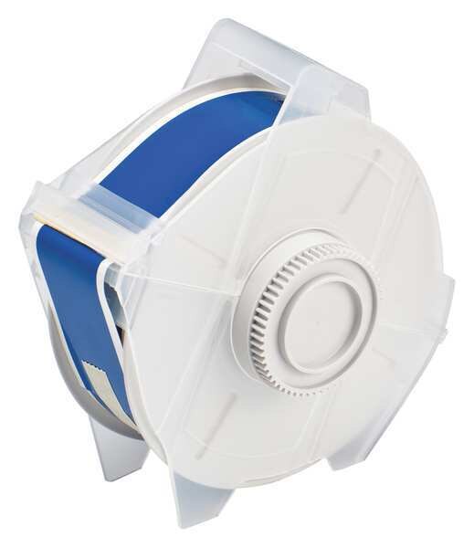 Label Tape Cartridge, Blue, Labels/Roll: Continuous