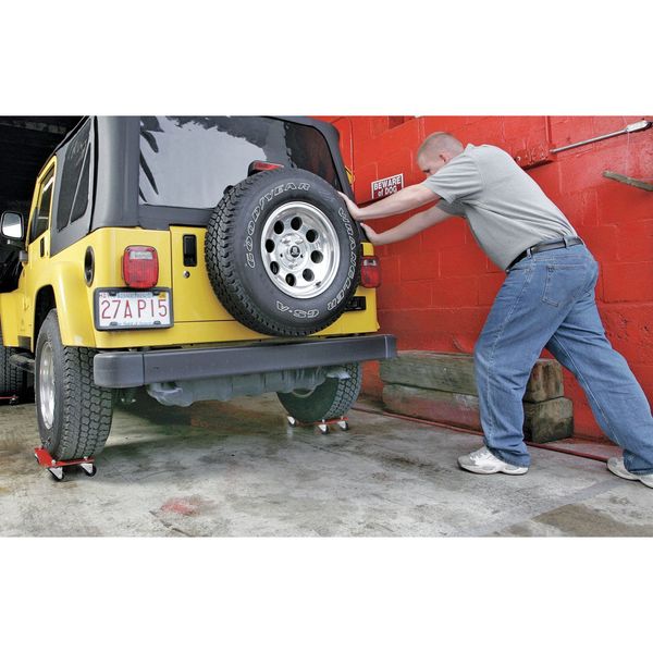 Car Dollies, 8 x 16 In, 6000 Lb, PK4