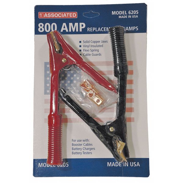 Heavy Duty Clamp, 800A, Red/Black
