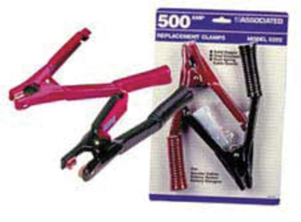 Heavy Duty Clamp, 500A, Red/Black, PR