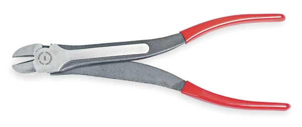 11 1/8 in High Leverage Diagonal Cutting Plier Flush Cut Uninsulated
