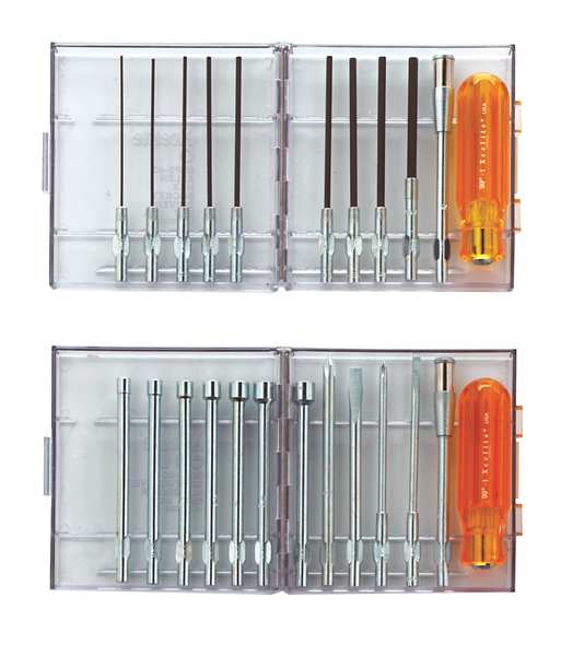 Nut Driver Set, 12 Pieces, Metric