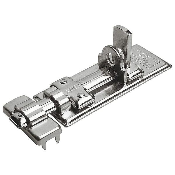 Slide Bolt Hasp, Fixed, Hardened Steel