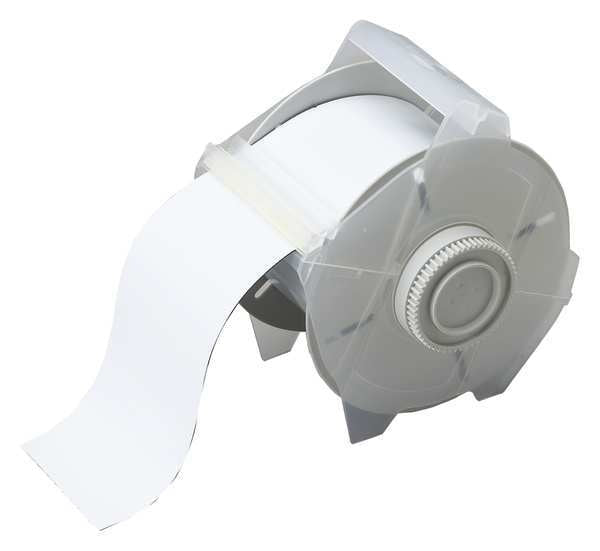 Label Tape Cartridge, White, Labels/Roll: Continuous