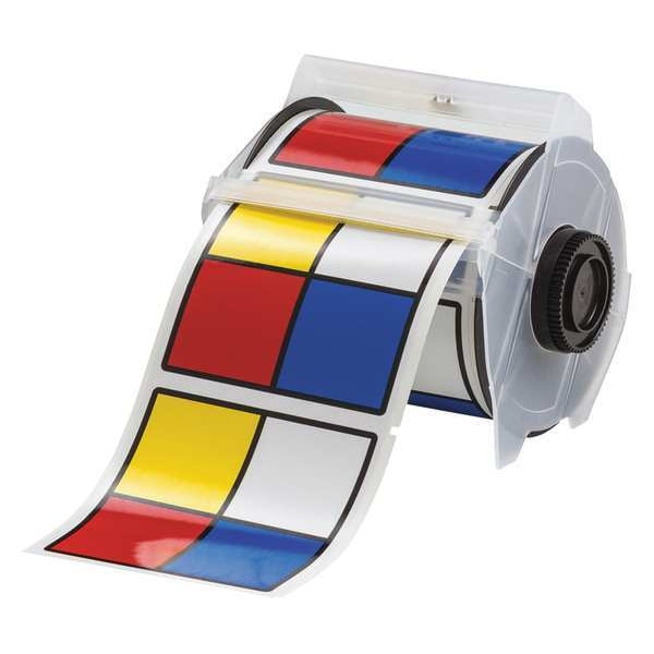 RTK Label, Black/Blue/Red/Yellow, Vinyl