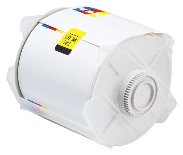RTK Label, Red/Blue/Yellow/White, Vinyl, 115764