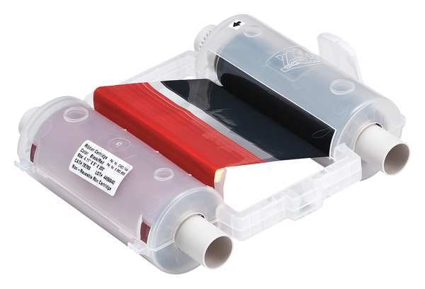 Ribbon Cartridge, Black/Red, 4-1/8 In. W