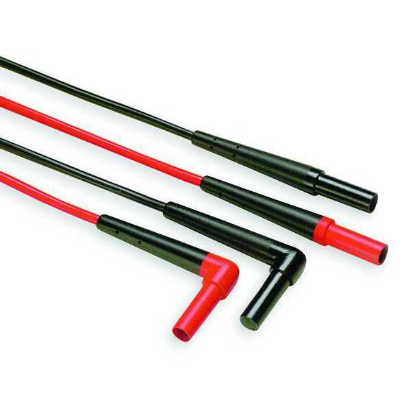 Test Leads, 59 In. L, Black/Red, PR