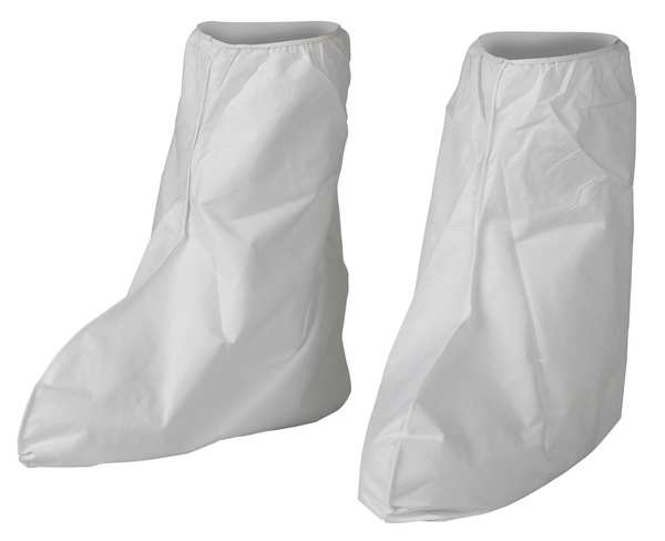 LiqParti Protect BootCover 18Tall PVC Sole WHT XL/2X 400/Cs