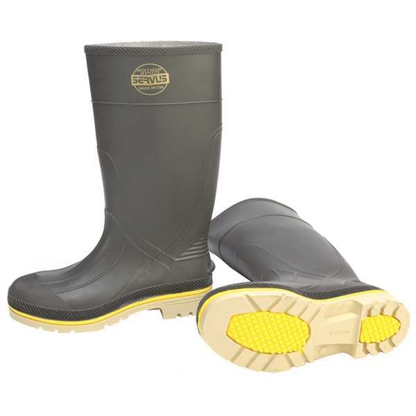 Men's Steel Rubber Boot Gray