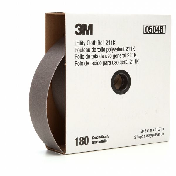 Abrasive Utility Roll, Grit 180, Gray