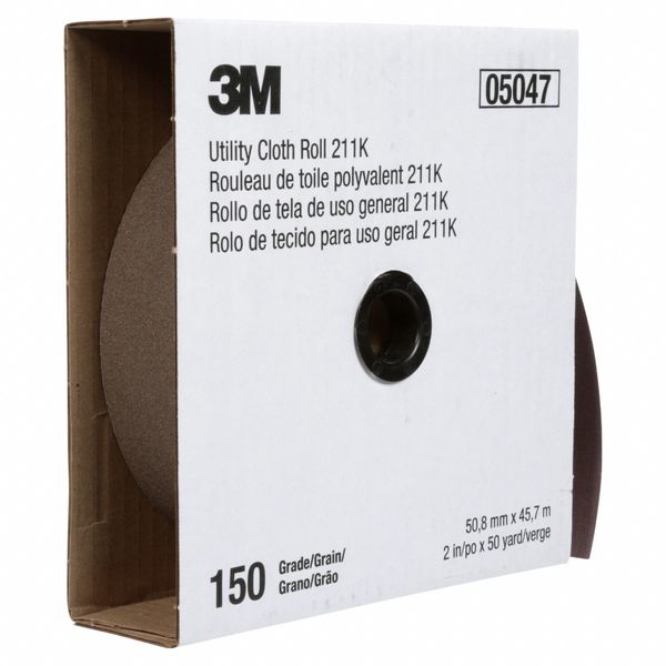Abrasive Utility Roll, Grit 150, Gray