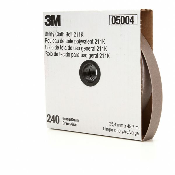 Abrasive Utility Roll, Grit 240, Gray