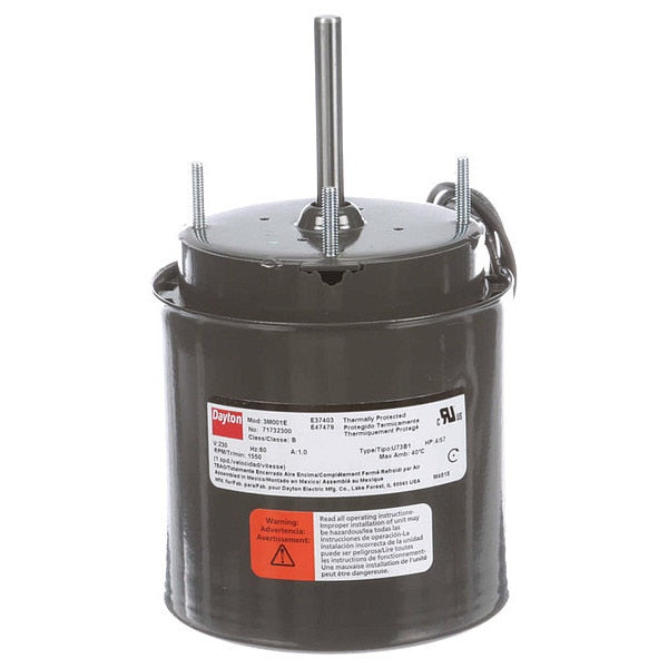 HVAC Motor, 1/20 HP, 1550 rpm, 230V, 3.3