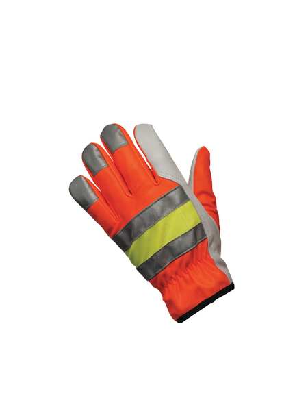 Hi-Vis Cold Protection Mechanics Gloves, Thermosock Lining, M