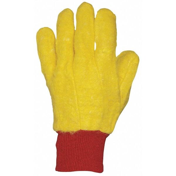 Chore Gloves, Cotton Flannel, 2XL, Green, PR